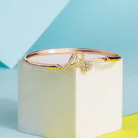 Chiccharm Jewellery Brass and Copper American Diamond Bracelet
