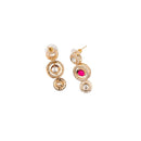 ChicCharm Jewellery Brass And Copper Gold Plated Polki Kundan Necklace Set