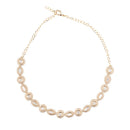ChicCharm Jewellery Brass And Copper Gold Plated Polki Kundan Necklace Set