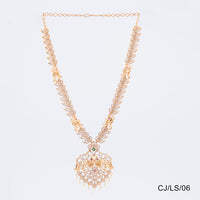 Chiccharm Jewellery Brass and Copper Rajwadi Necklace Set
