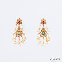 Chiccharm Jewellery Brass and Copper Rajwadi Necklace Set