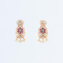 ChicCharm Jewellery Brass And Copper Gold Plated Rajwadi Necklace Set