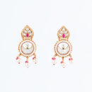ChicCharm Jewellery Brass And Copper Gold Plated Rajwadi Necklace Set