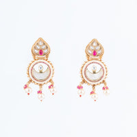 ChicCharm Jewellery Brass And Copper Gold Plated Rajwadi Necklace Set