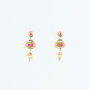 ChicCharm Jewellery Brass And Copper Gold Plated Rajwadi Necklace Set