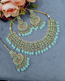LAFZ  Crystal Jewelry Set with Earrings & Maang Tikka - CK1693
