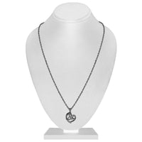 Mahi Combo of Sis and Bro Heart Pendant with Crystal (CO1105749M)