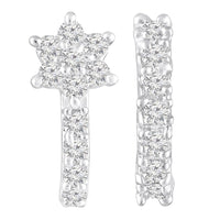 Mahi Combo of Simple and Elegant Non Piercing Nose Ring with Cubic Zirconia Stones for Women (CO1105755R)