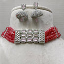 Exotica Collection  American Diamond Choker Necklace Set