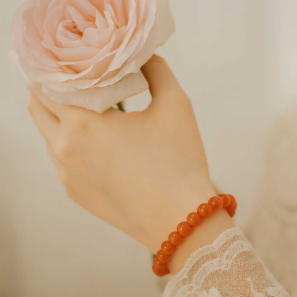 Urthn Carnelian Beads Bracelet
