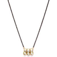 Rasmm Creations Gold Plated Kundan Stone Mangalsutra