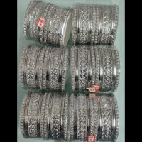 Shree Asha Bangles Oxidised Plated Bangles Set
