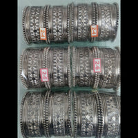 Shree Asha Bangles Oxidised Plated Bangles Set