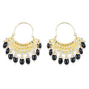 Etnico Gold Plated Traditional Handcrafted Pearl Jhumki Earrings for Women/Girls(E3073B)