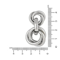 Etnico Latest Fashion Stylish Silver Plated Lightweight Freshwater Pearl Drop Dangler Chunky Studs Earrings For Women (Style 6)