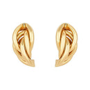 Etnico Latest Trendy Stylish Gold Plated Geometric Twisted Chunky Dangler Earrings for Women and Girls (E3193FL) (Style3)