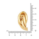 Etnico Latest Trendy Stylish Gold Plated Geometric Twisted Chunky Dangler Earrings for Women and Girls (E3193FL) (Style3)