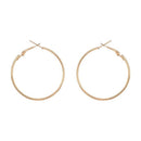 Etnico Stylish Latest Fashion Hoop Earrings For Women (E3218) (Gold)