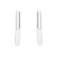 Etnico Silver Plated Classic Square Shaped Lightweight Minimal Stud Earrings For Women (E3300S)