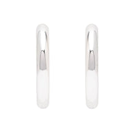 Etnico Silver Plated Small Fancy Half Hoop Earrings For Women (E3301S)