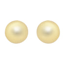 Etnico Gold Plated Half Circle Fashion Stylish Lightweight Chunky Stud Earrings For Women