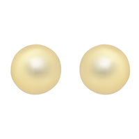 Etnico Gold Plated Half Circle Fashion Stylish Lightweight Chunky Stud Earrings For Women
