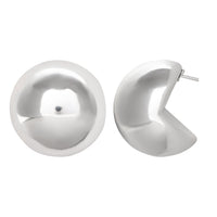Etnico Half Circle Fashion Stylish Lightweight Chunky Stud Earrings For Woman