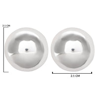 Etnico Half Circle Fashion Stylish Lightweight Chunky Stud Earrings For Woman