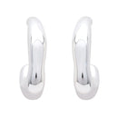 Etnico Silver Plated Trendy Chunki Earrings For Women (E3304S)