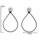 Etnico Stylish Oval Shaped Lightweight Fancy Earring For Women