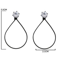 Etnico Stylish Oval Shaped Lightweight Fancy Earring For Women