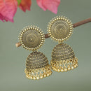 Etnico Gold Plated Traditional Jhumka Earrings For Women (E3313FL)