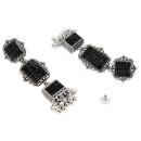 Etnico Silver Oxidised Boho Afghani Style Earrings For Women (E3322OXB)