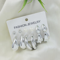 Etnico Fashion Latest Stylish Trendy Lightweight Modern Stud Earrings Combo Set for Women 