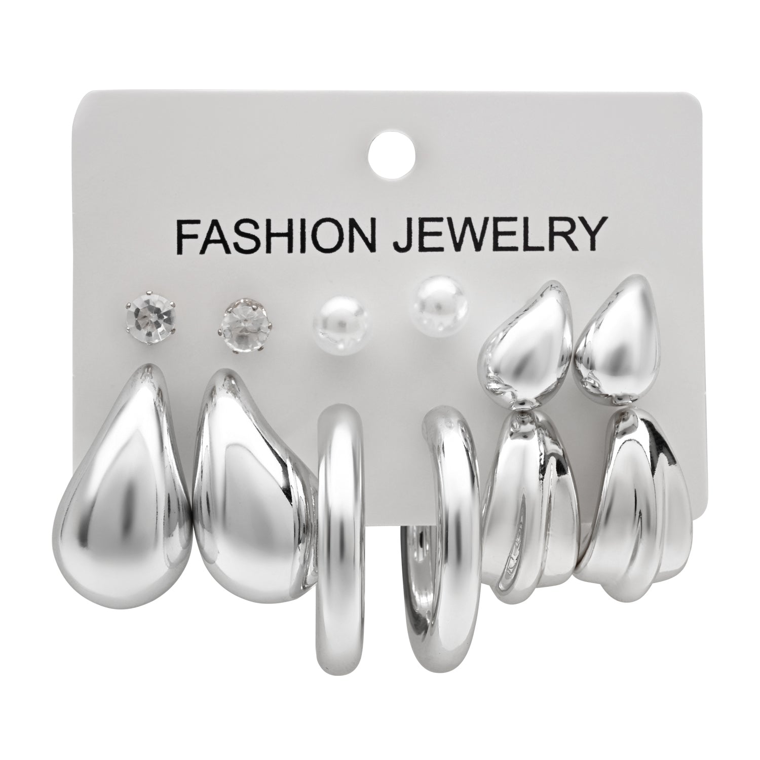 Etnico Fashion Latest Stylish Trendy Lightweight Modern Stud Earrings Combo Set for Women