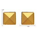 Etnico Gold Plated 3 different Design Lightweight Studs Earrings Combo For Women
