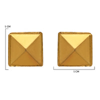 Etnico Gold Plated 3 different Design Lightweight Studs Earrings Combo For Women