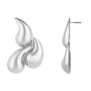 Etnico Fashion Latest Stylish Trendy Lightweight Dangle Earrings For Women (Silver)