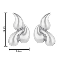 Etnico Fashion Latest Stylish Trendy Lightweight Dangle Earrings For Women (Silver)