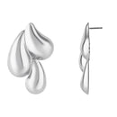 Etnico Fashion Latest Stylish Trendy Lightweight Dangle Earrings For Women (Silver)