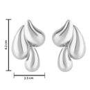 Etnico Fashion Latest Stylish Trendy Lightweight Dangle Earrings For Women (Silver)