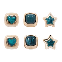 Etnico Fashion Latest Stylish Trendy Lightweight Modern Stud Earrings Combo Set for Women (Montana)