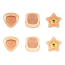 Etnico Fashion Latest Stylish Trendy Lightweight Modern Stud Earrings Combo Set for Women (Peach)
