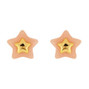 Etnico Fashion Latest Stylish Trendy Lightweight Modern Stud Earrings Combo Set for Women (Peach)