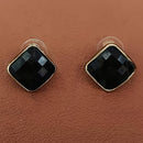 JS Fashion Royal Crystal Stone Stud Earrings for Women