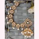 Js Fashion Royal Kundan Stone Pearl And Beads Jhumki Earrings for Women