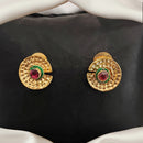 JS Fashion Royal Pota Stone Stud Earrings for Women