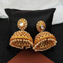 Js Fashion  Jhumki Engraved Style Antique Earrings