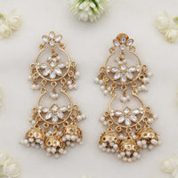 Js Fashion  Double type mehandi polish antique jhumka