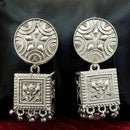 Js Fashion Heritage Oxidised Plated Pearl Jhumki Earrings